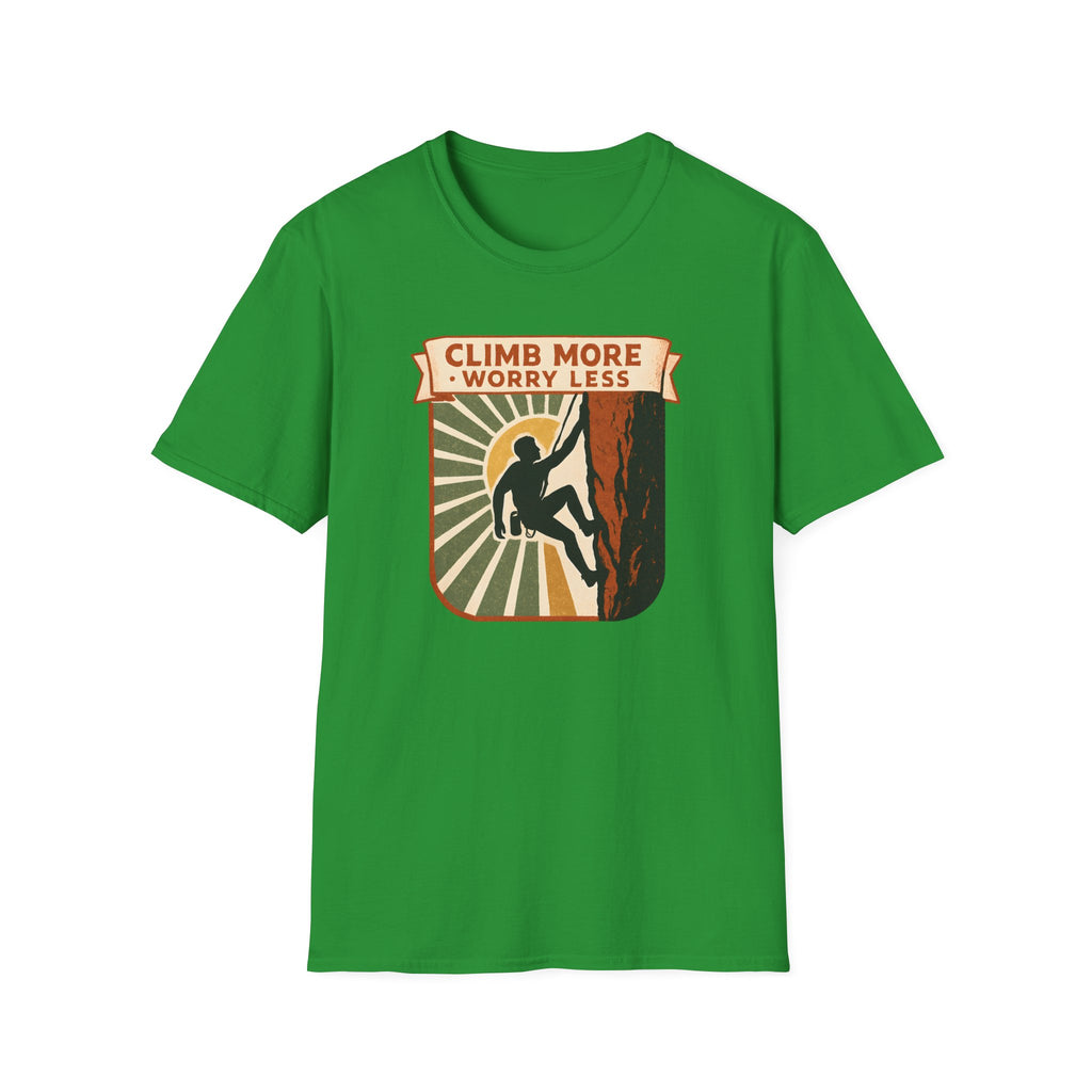 Climb More Worry Less T-Shirt