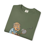 Vintage Badminton Grandpa T-Shirt — Funny Elderly Sports Tee