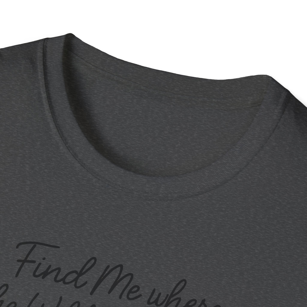 Cursive Chalkboard Writing T-Shirt