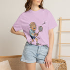 Vintage Badminton Grandpa T-Shirt — Funny Elderly Sports Tee