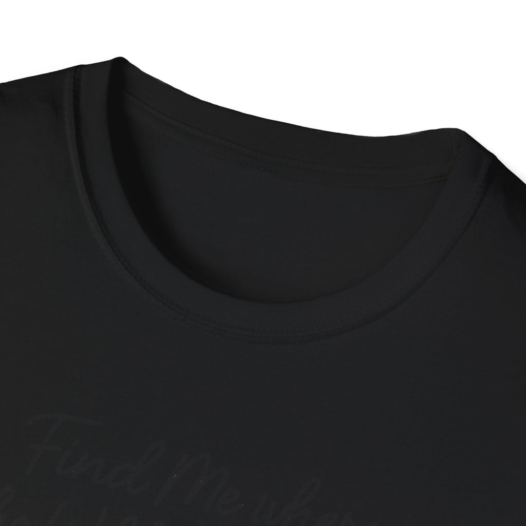 Cursive Chalkboard Writing T-Shirt