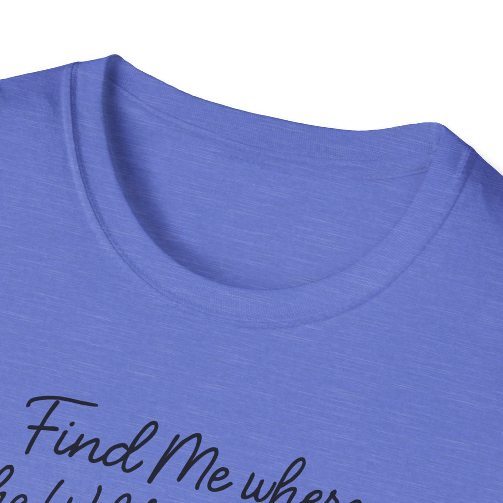 Cursive Chalkboard Writing T-Shirt