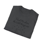 Cursive Chalkboard Writing T-Shirt
