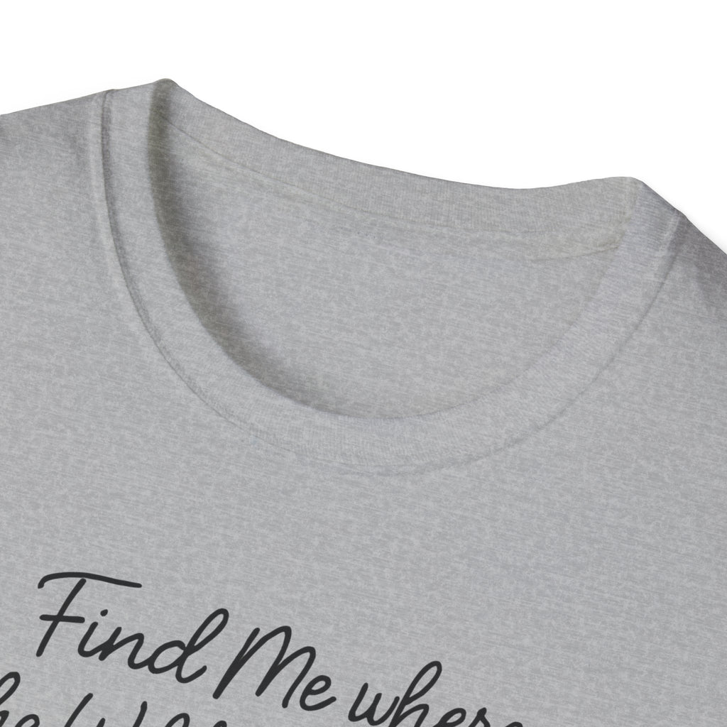 Cursive Chalkboard Writing T-Shirt